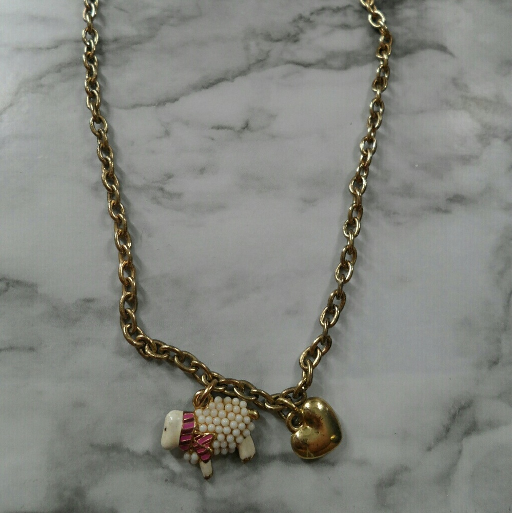 Gymboree | sheep gold chain necklace
